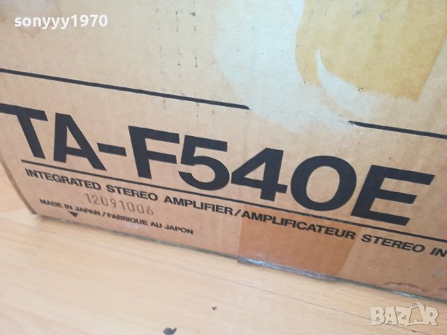 SONY TA-F540E ESPRIT-AMPLIFIER MADE IN JAPAN-ВНОС ENGLAND 1101241426, снимка 6 - Ресийвъри, усилватели, смесителни пултове - 43760508