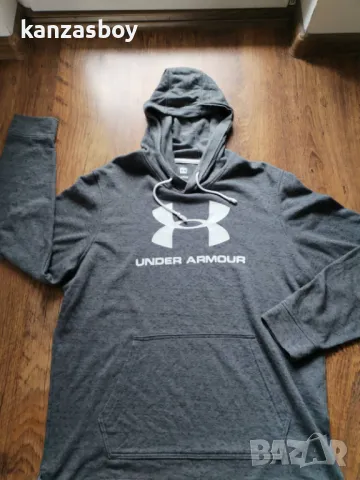 Under Armour - страхотно мъжко горнище Л, снимка 4 - Спортни дрехи, екипи - 49715715