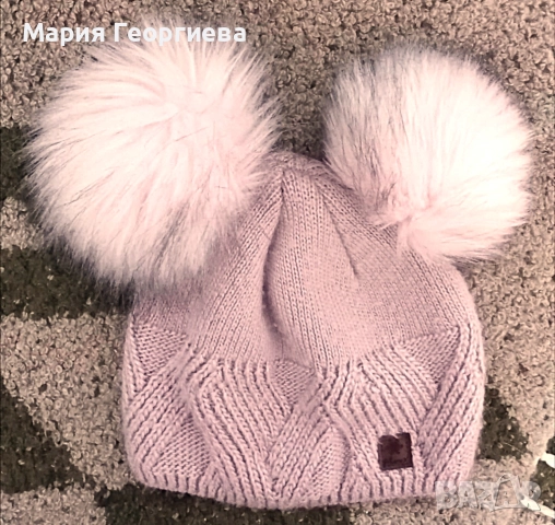  шапка, красива, много топла топла, за 4-5 г. момиче