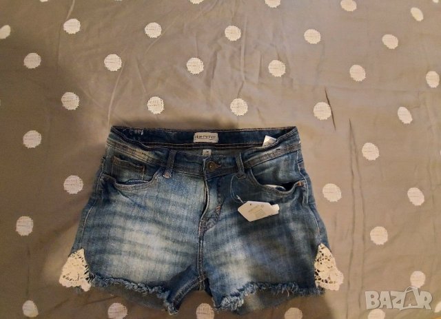  Немски дънкови панталонки 10 лв, снимка 4 - Къси панталони и бермуди - 28913356