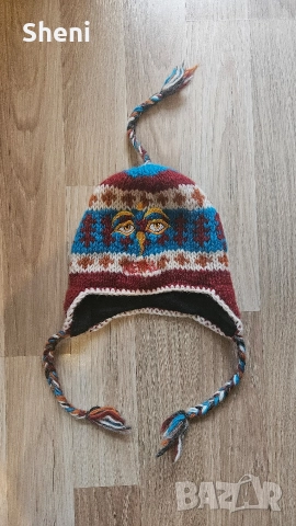 Нова вълнена шапка от Непал с очите на Буда