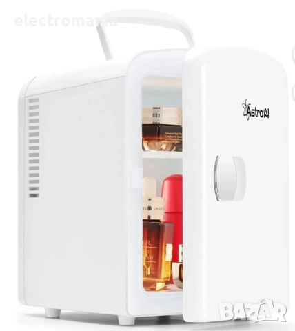 мини хладилник AstroAI Mini Fridge 4L – Компактен, Безшумен и Идеален за Козметика и Напитки!, снимка 10 - Хладилници - 52523496