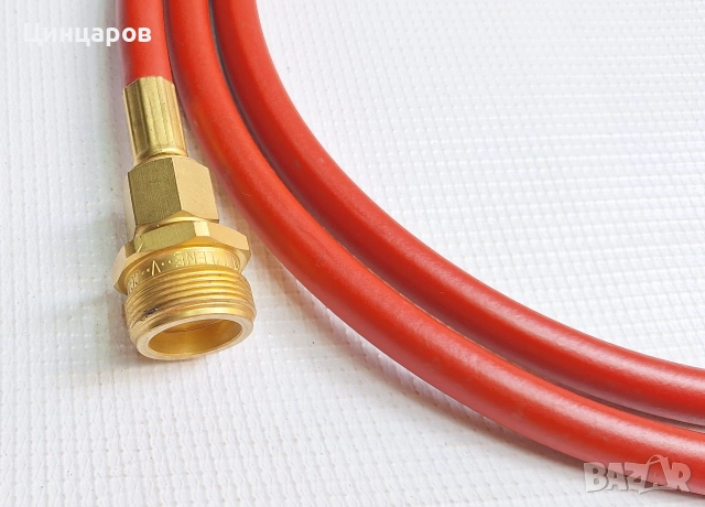 Бутилка пропан-бутан 1кг, маркуч с адаптер заместващ мап газ флакон , снимка 2 - Други машини и части - 53608695