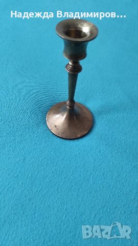 Месингов свещник, снимка 2 - Декорация за дома - 33533030