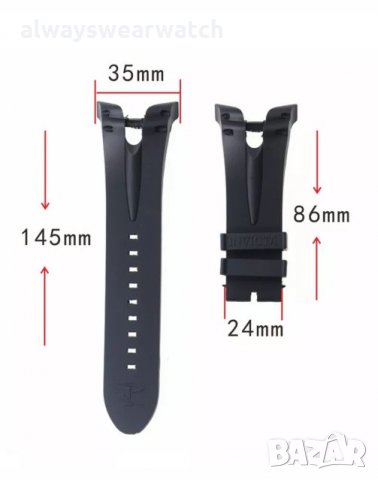 Каишки за часовници INVICTA / ИНВИКТА - ARMANI и ДРУГИ МАРКИ - Силиконови / Каучукови - ЧИСТО НОВИ!!, снимка 18 - Каишки за часовници - 28209561