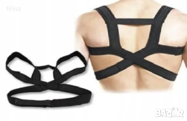 Коректор за изправяне на стойката Posture Aid Clavicle Brace 9009, снимка 1 - Фитнес уреди - 47539437