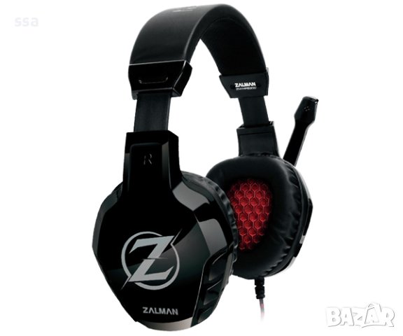 Zalman Геймърски слушалки Headphones with mic Gaming ZM-HPS300, снимка 1 - Слушалки за компютър - 43187569