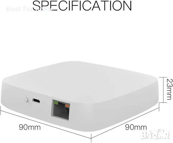 MOES Tuya ZigBee 3.0 Хъб, снимка 3 - Друга електроника - 49384518