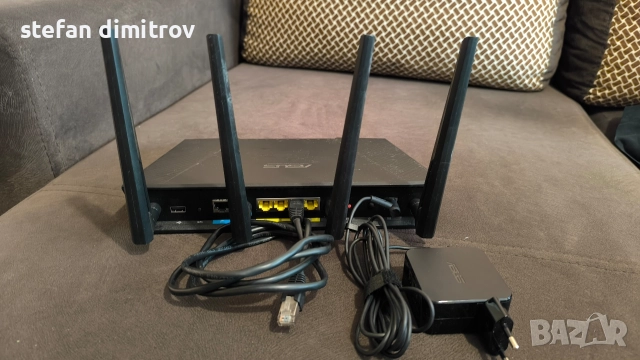 ASUS RT-AC87U Безжичен рутер Двубандов Gigabit , снимка 4 - Рутери - 52908208