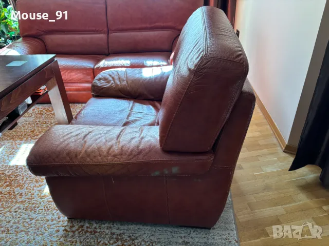 Холна гарнитура - диван, фотьойл, кресло, снимка 4 - Дивани и мека мебел - 47734615