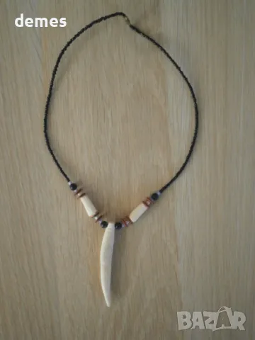 Колие с камилска кост , снимка 2 - Колиета, медальони, синджири - 50194145
