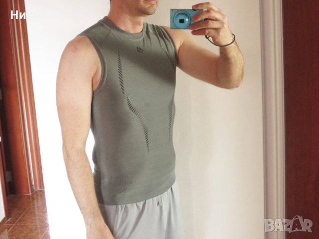 Skins Mens Cool Sleeve Compression shert, снимка 6 - Тениски - 29040967