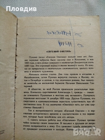 А.С.Пушкин , Евгений Онегин , снимка 5 - Художествена литература - 52584103