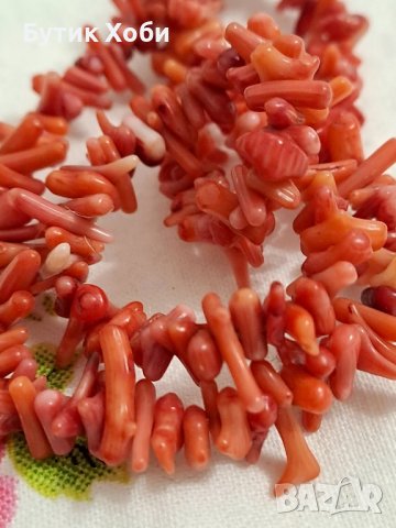 Винтидж колие от натурален корал, снимка 1