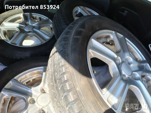 Алуминиеви джанти с зимни гуми