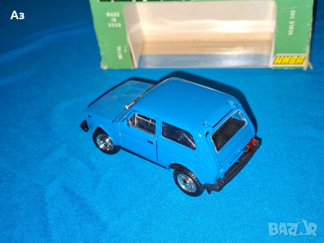 Руски метален модел на кола Лада ВАЗ 2121 Нива в мащаб 1:43 Made in USSR Сделано в СССР, снимка 5 - Колекции - 51955367