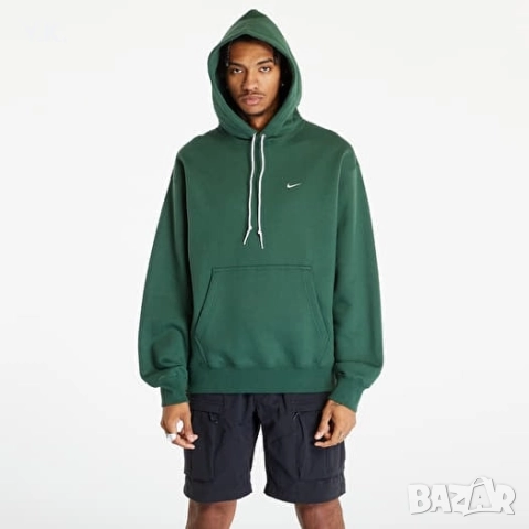 Оригинален мъжки суичър Nike Solo Swoosh Fleece, снимка 6 - Суичъри - 50065551