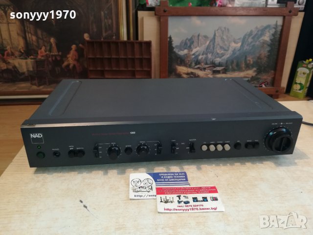 NAD 1300 STEREO PREAMPLIFIER-ВНОС SWISS 1111211830, снимка 2 - Ресийвъри, усилватели, смесителни пултове - 34774516
