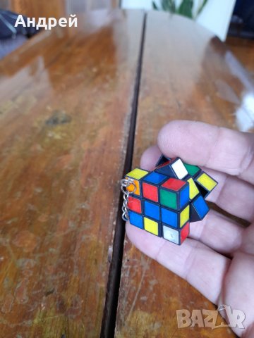 Стар ключодържател кубче Рубик, снимка 4 - Други ценни предмети - 40822567