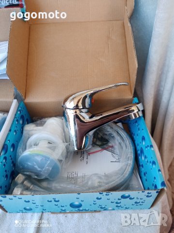 смесител хром,Делфин,НОВ Смесител КОМПЛЕКТ месингов кран + СИФОН, керамичен Смесител батерия за баня, снимка 16 - Други стоки за дома - 43558546