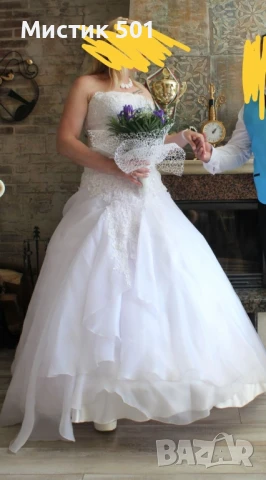 Булченска рокля , снимка 2 - Сватбени рокли - 51128657