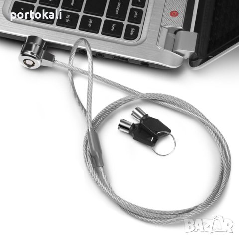 Kensington Ключалка за лаптоп с 2 ключа, стомана
