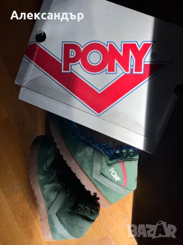 Кецове Pony, с велур и еко кожа, снимка 6 - Кецове - 47822370