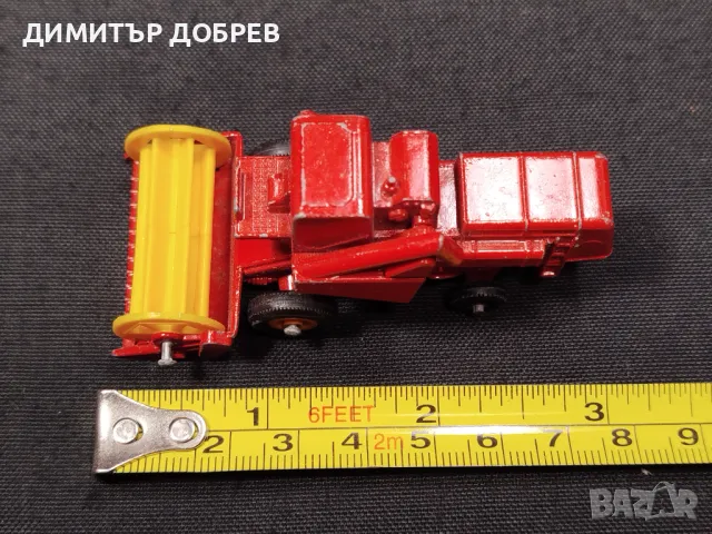СТАРА РЕТРО МЕТАЛНА КОЛИЧКА MATCHBOX ENGLAND CLAAS COMBINE HARVESTER, снимка 7 - Колекции - 48881798