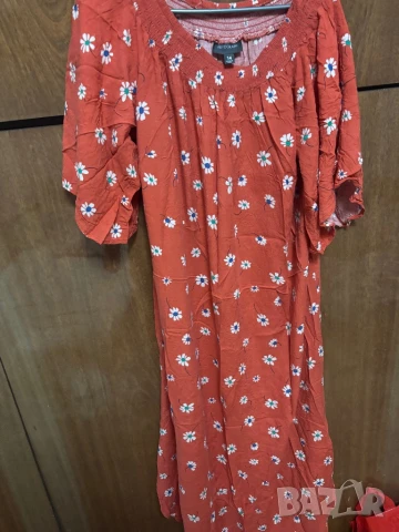 Дамска Рокля с ръкав , снимка 2 - Рокли - 50818361