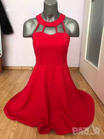 Червена рокля, снимка 1 - Рокли - 33041781