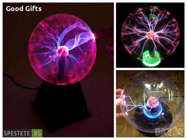 Плазмена лампа кълбо, снимка 2 - Други - 38751609