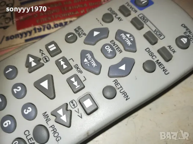 JVC DVD & VCR REMOTE CONTROL-ВНОС SWISS 2110240821, снимка 14 - Вази - 47658148