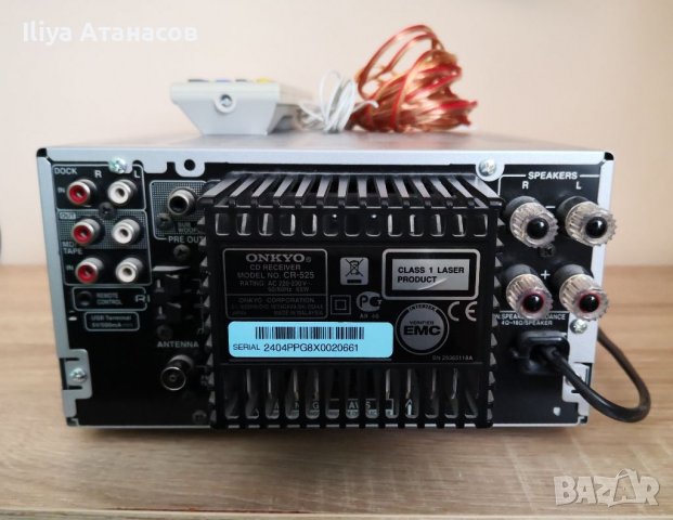 Onkyo CR 525 CD Mp3 USB tuner аудиосистема с 2 тонколони и дистанционно , снимка 6 - Аудиосистеми - 38043795