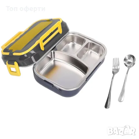 Електрическа кутия за обяд за топла храна на работа, на път или на път,, снимка 5 - Други стоки за дома - 48824822