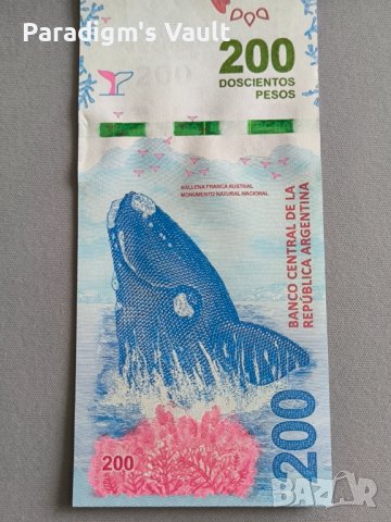 Банкнота - Аржентина - 200 песо UNC | 2016г., снимка 2 - Нумизматика и бонистика - 44000631