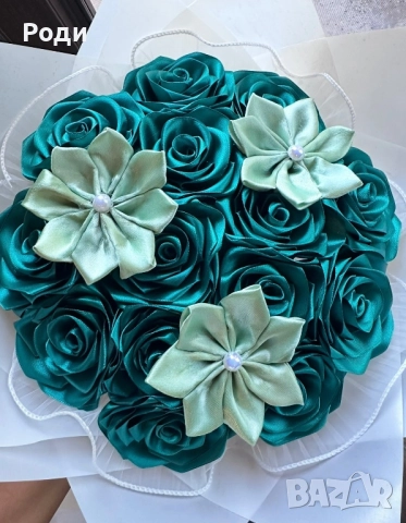 Вечни сатенени рози, снимка 7 - Изкуствени цветя - 52895433