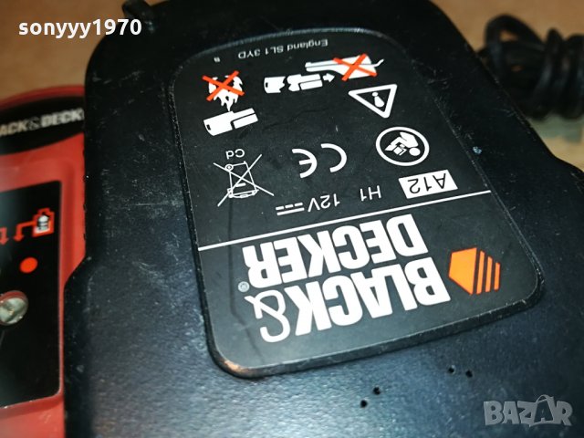 black & decker 12v battery+charger-внос швеицария 1405210934, снимка 5 - Винтоверти - 32870596