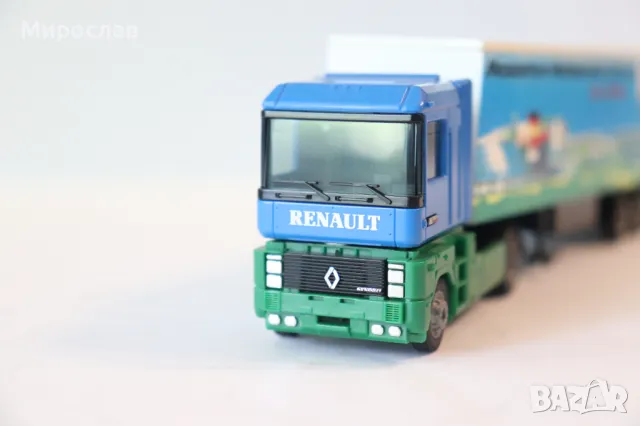 ALBEDO 1:87 H0 RENAULT MAGNUM КАМИОН ТИР МОДЕЛ КОЛИЧКА, снимка 3 - Колекции - 50153168