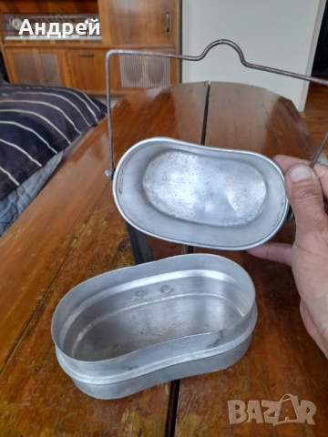 Стара войнишка кутия за храна, снимка 6 - Антикварни и старинни предмети - 52297352