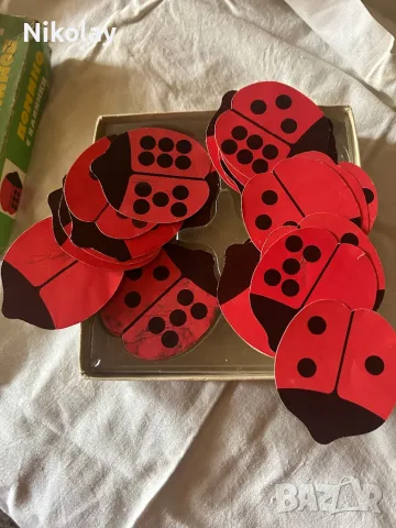 Домино с калинки vintage 80-те, снимка 2 - Образователни игри - 48415382