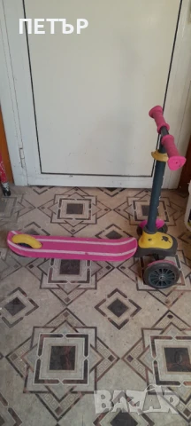 Детска Тротинетка chillafish със СВЕТЕЩИ КОЛЕЛА, снимка 4 - Детски велосипеди, триколки и коли - 50633988