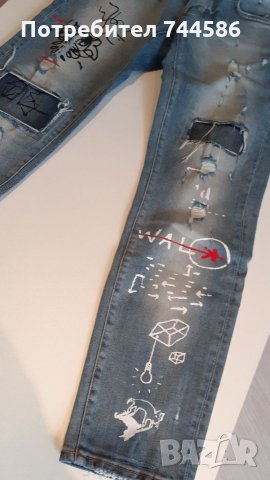 Дамски дънки, снимка 4 - Дънки - 32236981