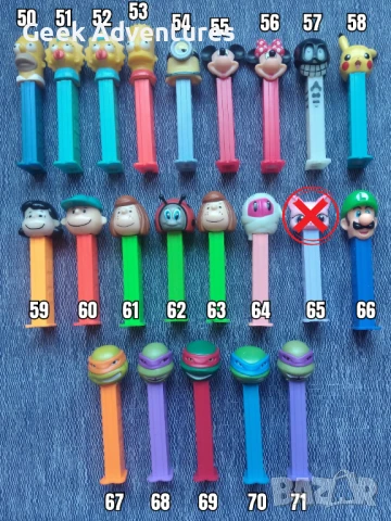 Колекционерски Фигурки и Играчки - The Simpsons Super Mario Pez Gormiti, снимка 4 - Колекции - 48109612