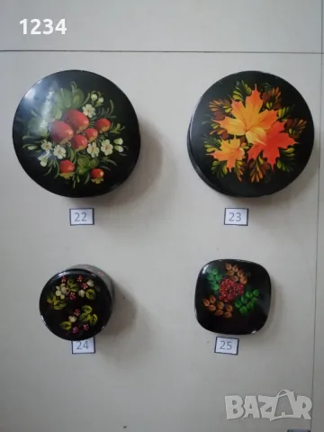 Дървени кутии хохлома , снимка 10 - Други стоки за дома - 49173744