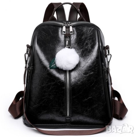 Дамска чанта-раница Black 1119