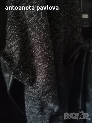 Жилетка с ламе и кожа, снимка 8 - Жилетки - 43212163