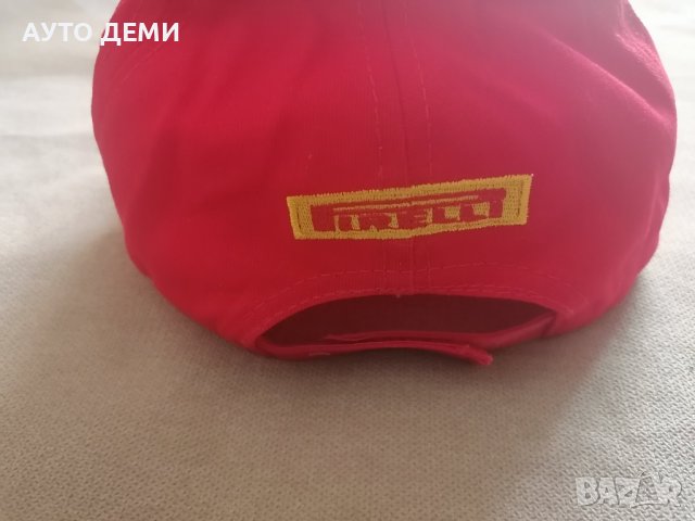 Черна и червена качествена шапка с надпис Пирели Pirelli марка гуми на атомобил, снимка 9 - Аксесоари и консумативи - 36268294