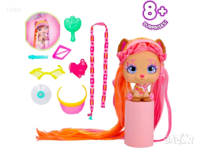 НОВИ! VIP PETS BOW POWER Модно кученце Шиара, снимка 2 - Кукли - 51850607