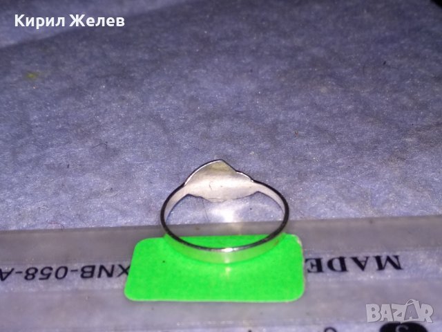 ИЗЯЩЕН АРИСТОКРАТИЧЕН СРЕБЪРЕН РЕТРО АРТ ЕМАЙЛИРАН ПРЪСТЕН ВИСОКА ПРОБА СРЕБРО МАЙСТОРСКО БИЖУ 36453, снимка 5 - Антикварни и старинни предмети - 39666381