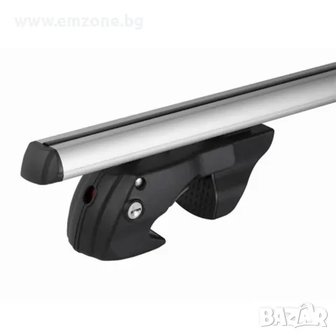 Алуминиеви греди багажник MENABO Sherman за стандартен рейлинг 135см, снимка 2 - Аксесоари и консумативи - 47460281